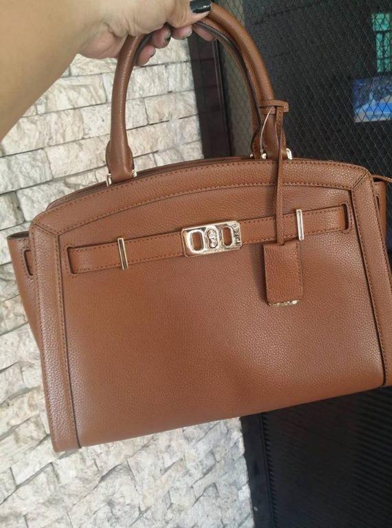 Authentic Michael Kors Karson Pebbled Leather Large Satchel