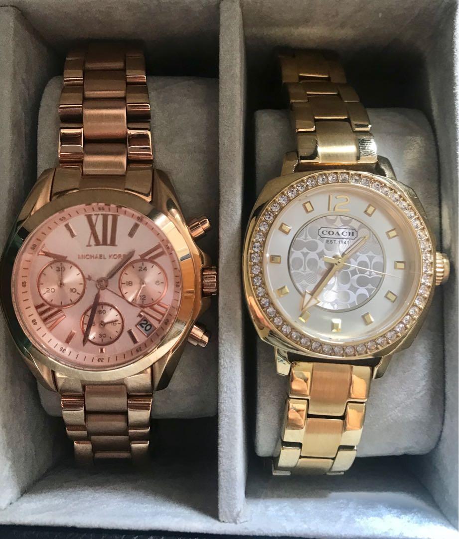 Michael Kors MK Coach Watch, Mobile Phones & Gadgets, Wearables & Smart  Watches on Carousell