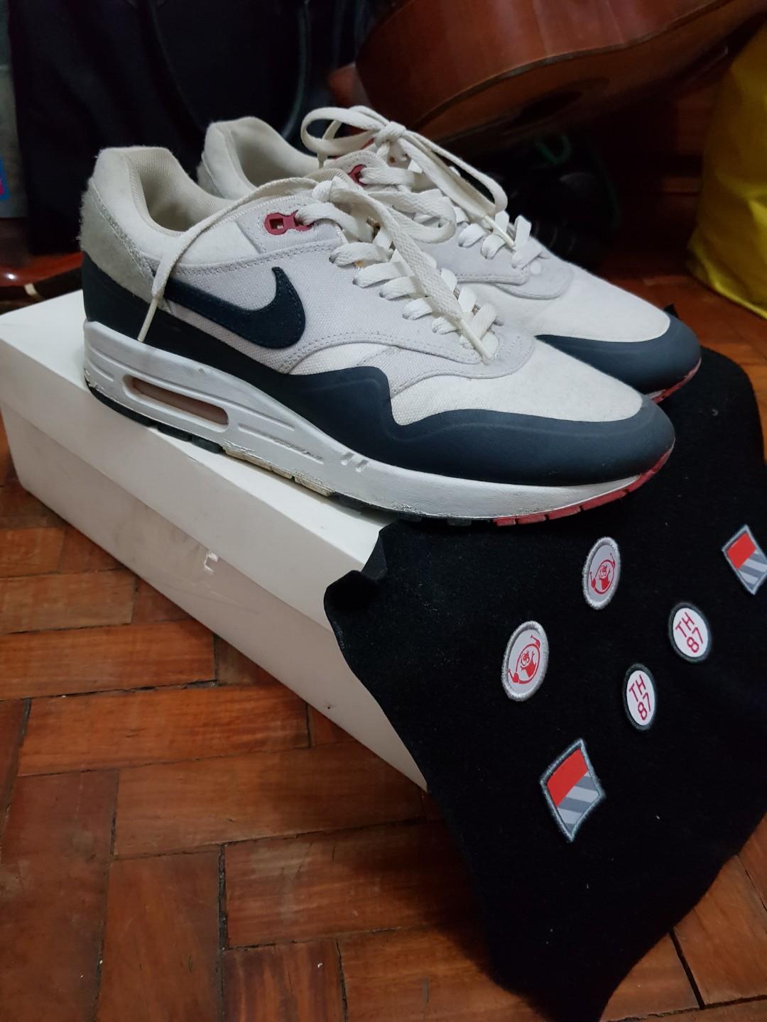 Nike Air Max 1 V Sp Patch Obsidian (Rare), Men'S Fashion, Footwear,  Sneakers On Carousell