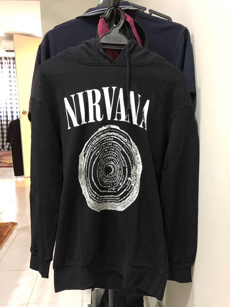 nirvana hoodie h&m