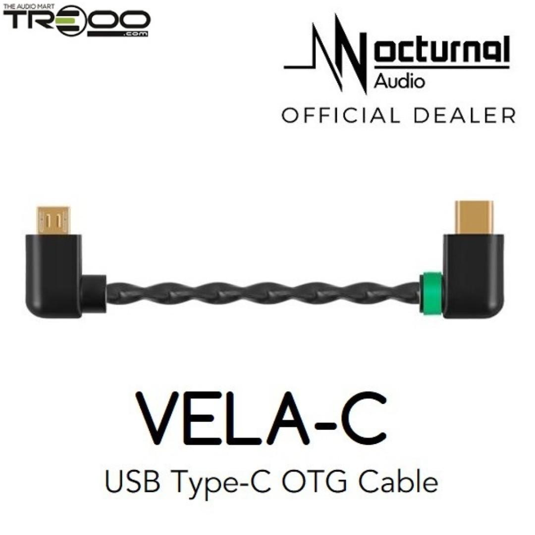 Nocturnal Audio Vela C Usb Type C To Micro Usb Otg Interconnect Cable Electronics Audio On Carousell