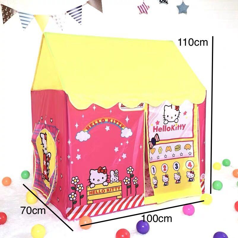 Play House Doll House Castle Tent Frozen Hello Kitty Blaze Cars