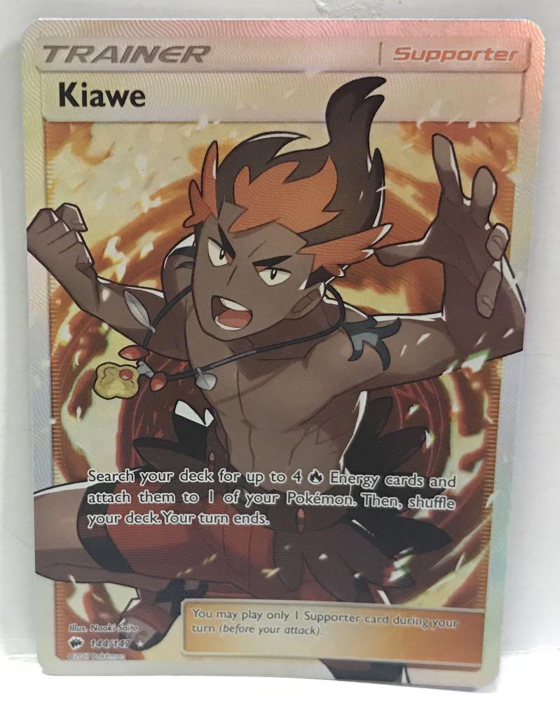 Pokemon Kiawe Burning Shadows 116 Toys Games Board Games Cards On Carousell