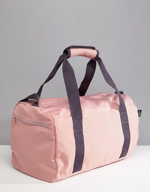 reebok gym bag pink