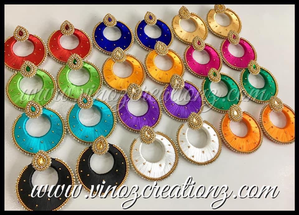 Diamond Rose Gold Twist Thread Earrings - Gold River Jewellers