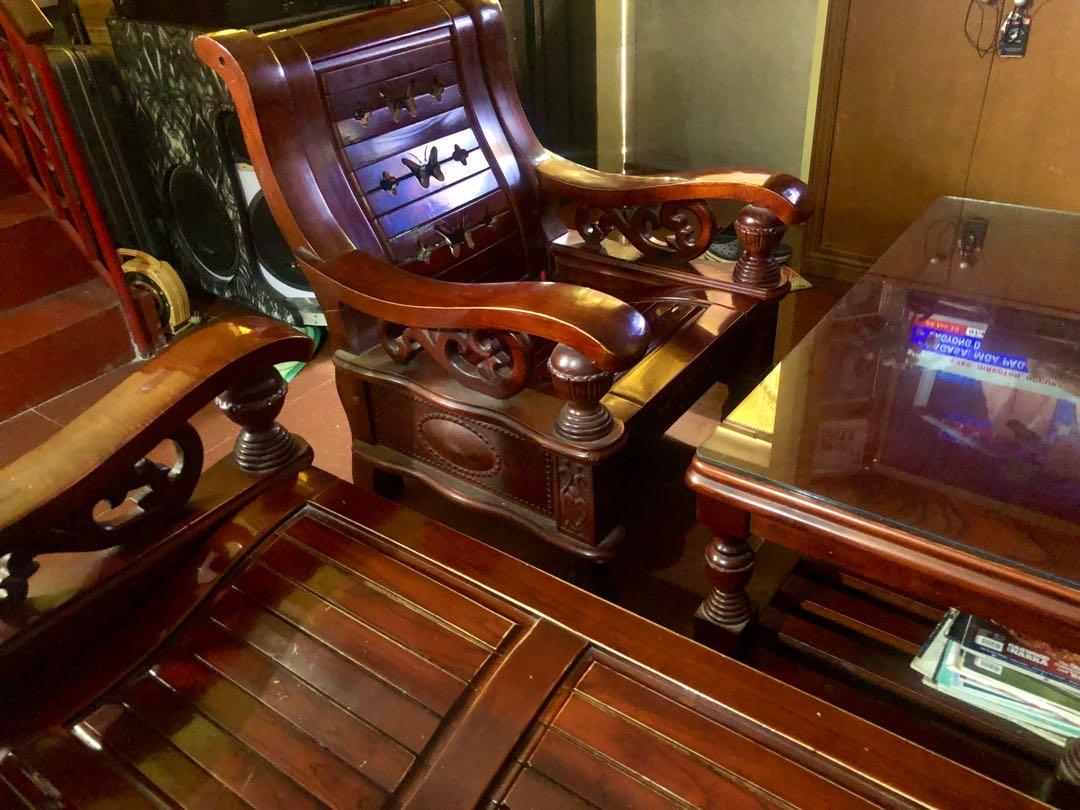Solid Wooden Sofa (Category: Sofas) located in Dasmarinas. Submitted by round7robin (Listing ID 235843306, Image 2). Description: Imported from Malaysia. .