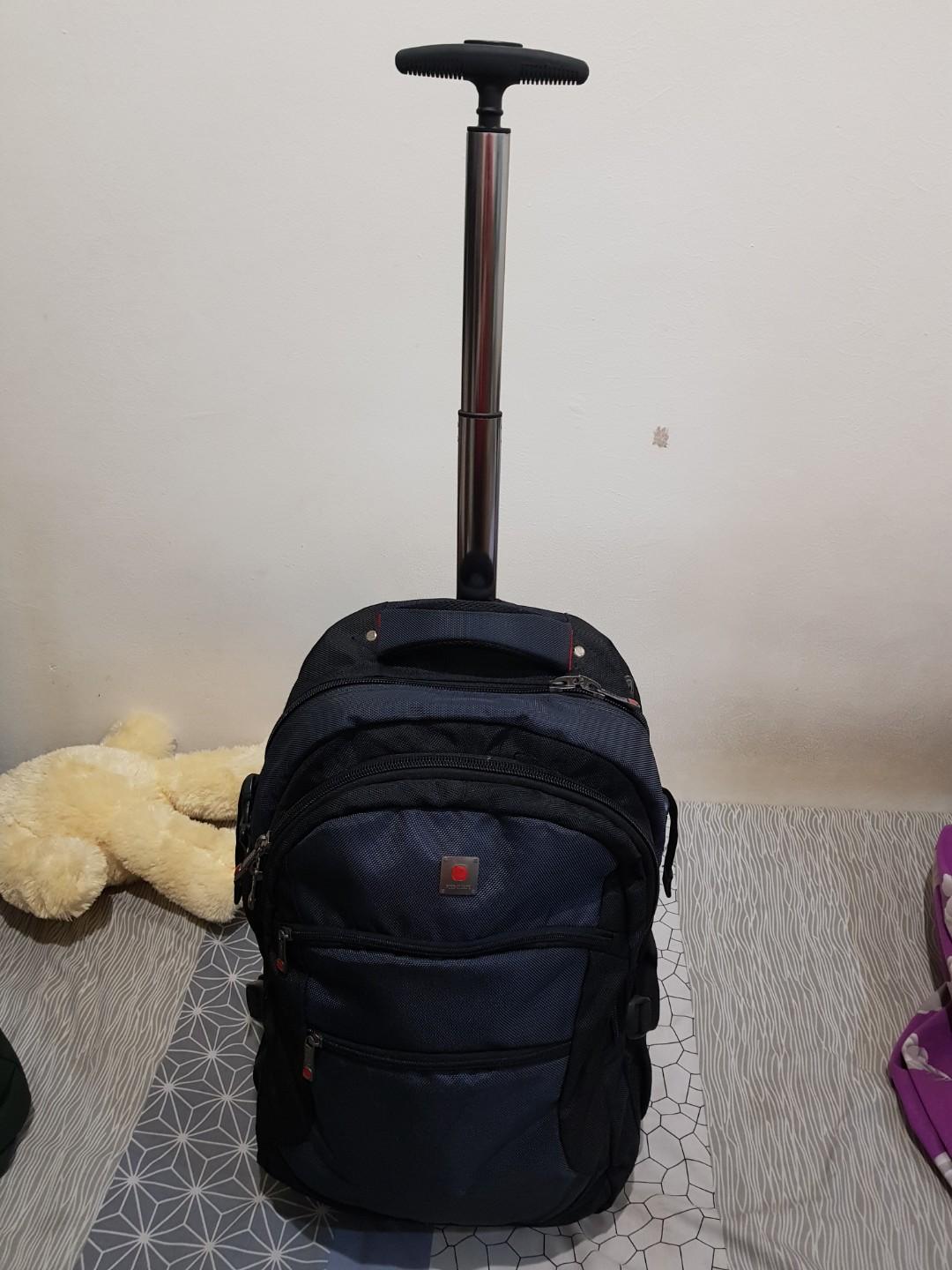Tas Ransel Trolley backpack Polo Fesyen Pria Tas Dompet