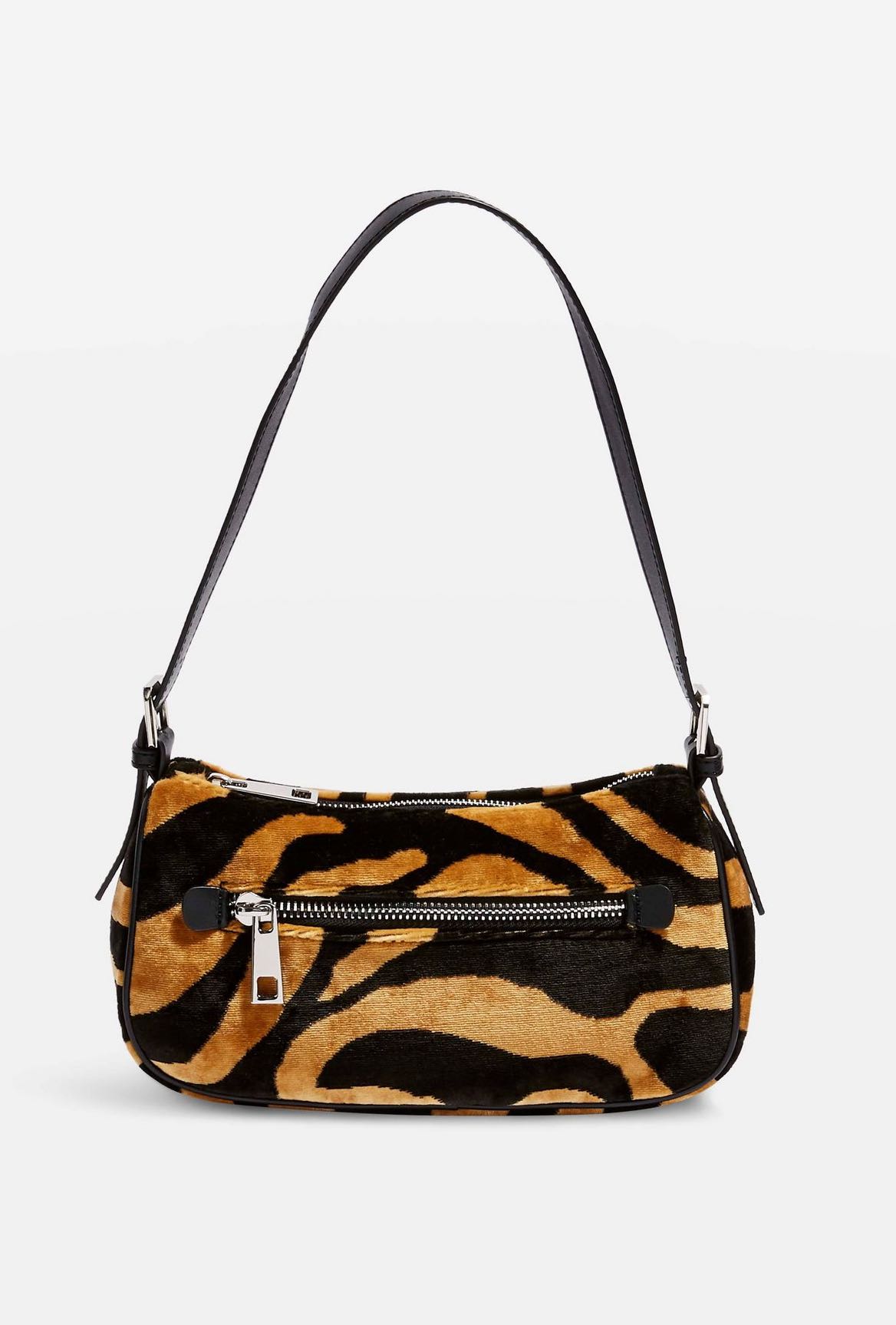 TopShop Kenya Tiger Shoulder Bag Women s Fashion Bags Wallets