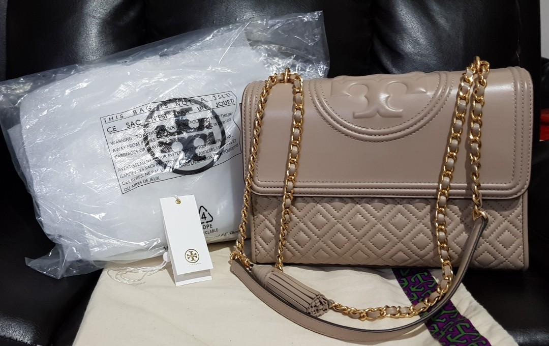 Tory Burch Fleming Convertible Medium 27 Barang Mewah Tas