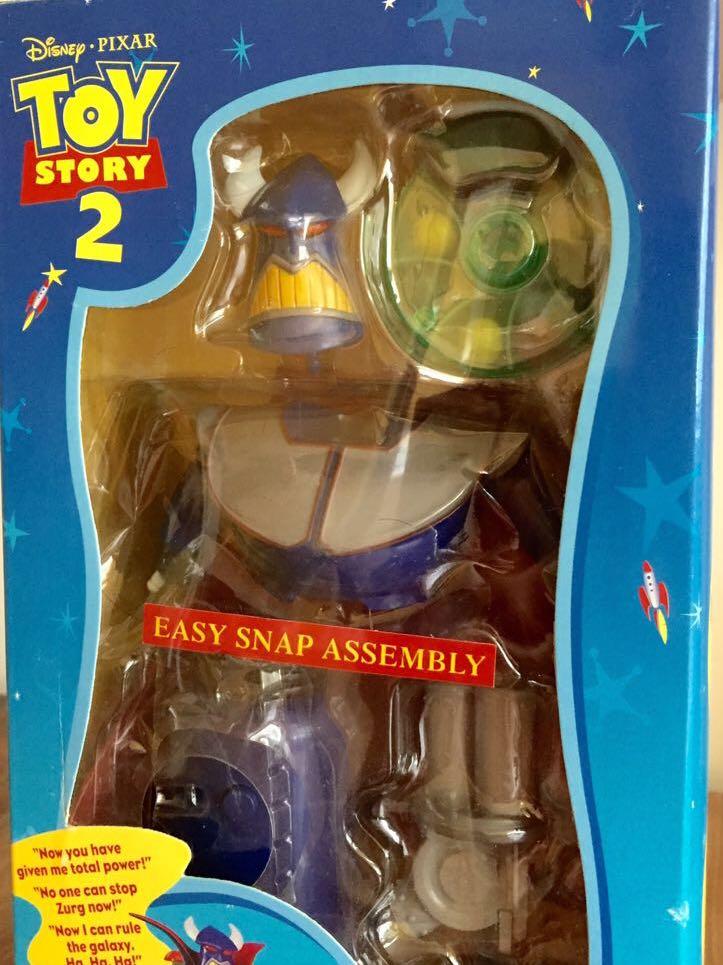 Toy Story 2 1999 Rare Evil Emperor Zurg Talking Model Kit, 興趣及遊戲, 玩具