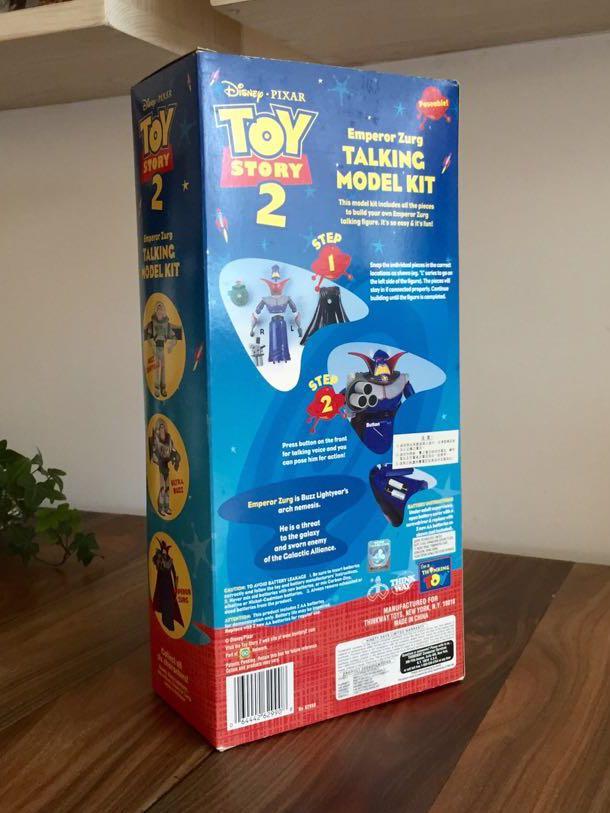 Toy Story 2 1999 Rare Evil Emperor Zurg Talking Model Kit, 興趣及遊戲, 玩具