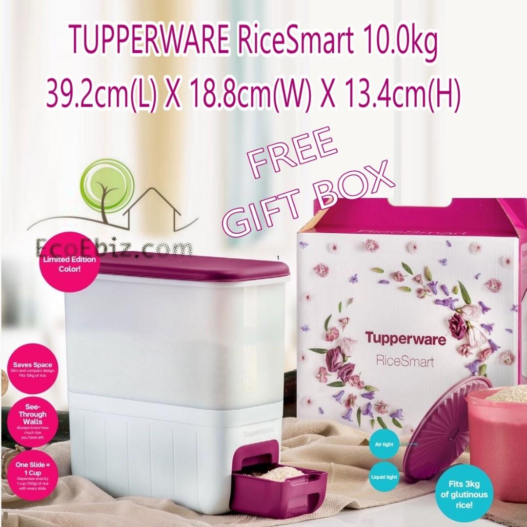 Tupperware Ricesmart 10kg Purple Free Gift Box Best House