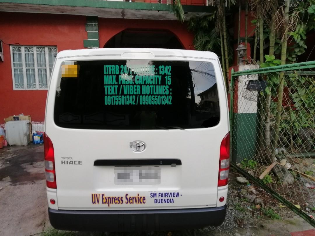 UV Express Van with Franchise, Cars for Sale on Carousell