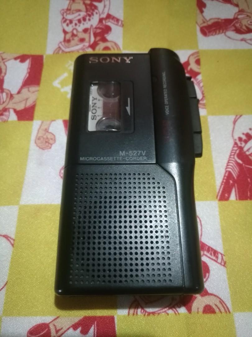Sony M-527v Microcassette Voice Recorder With 3 Tapes for sale online 