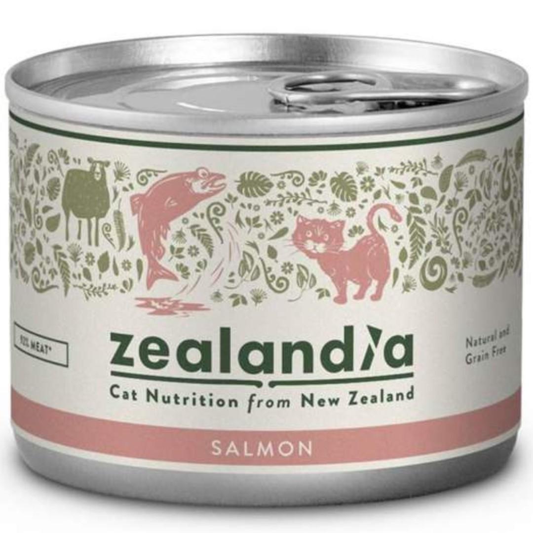 Za236 Zealandia King Salmon Canned Cat Food 185g X 24 Cans Pet