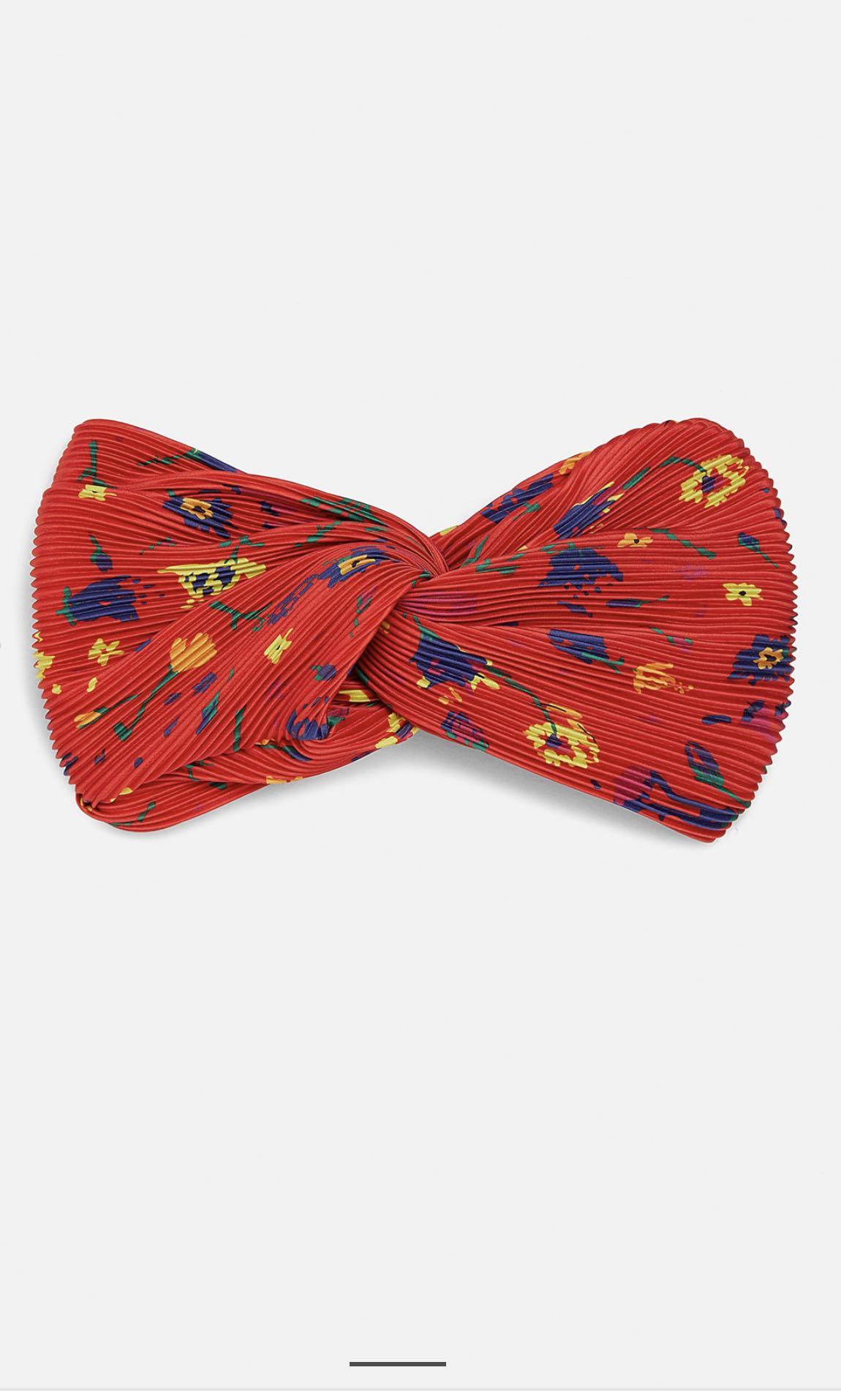 Zara printed turban style hairband, Women's Fashion, Watches