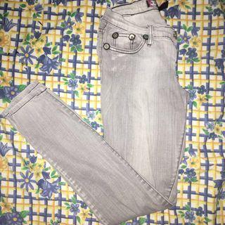 Light Grey Denim Jeans Pants