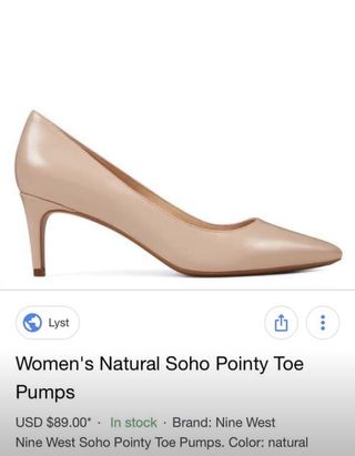 nine west soho classic pumps