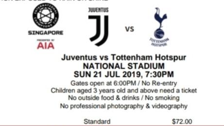 Tottenham Hotspur Vs Juventus Entertainment Events Concerts On Carousell
