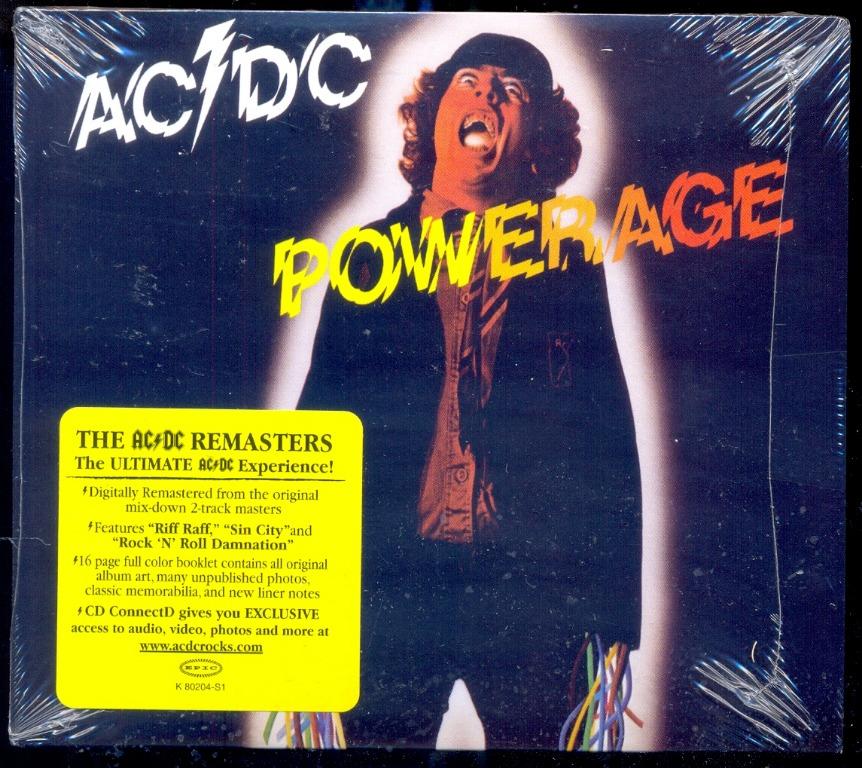 AC/DC Powerage [ CD ], Hobbies & Toys, Music & Media, CDs & DVDs on ...