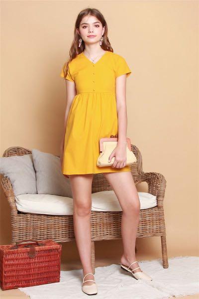 babydoll linen dress