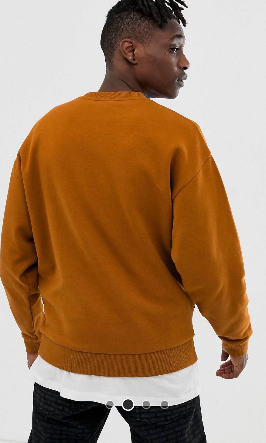 Dark orange sweatshirt hotsell