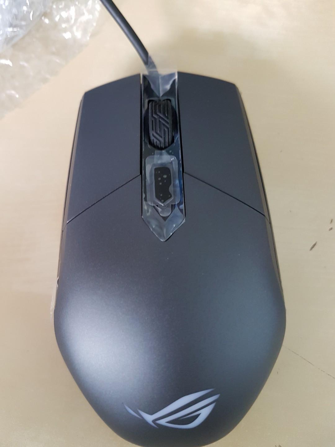 Asus Rog Strix Impact Gaming Mouse New Toys Games Video Gaming Gaming Accessories On Carousell