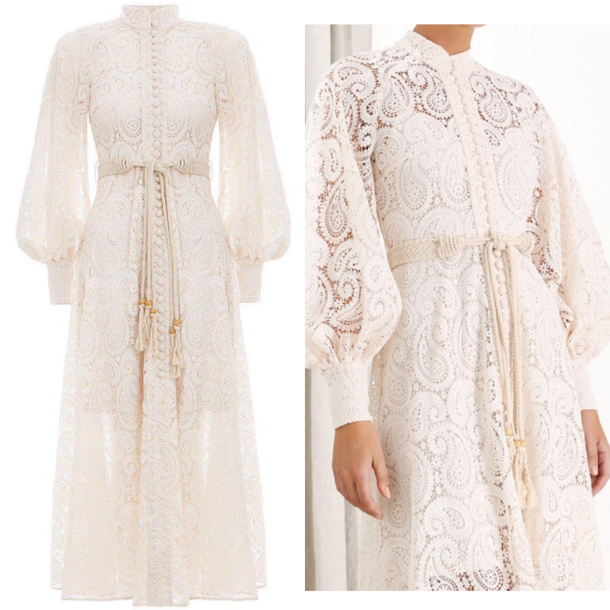 Amari paisley lace long dress on sale