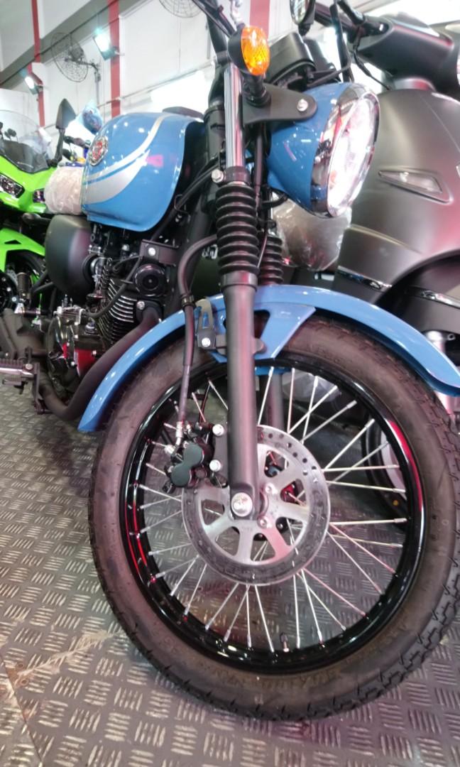 Brand New Kawasaki W175 For Sale Motorcycles Motorcycles For Sale Class 2b On Carousell Kawasaki w175 adalah varian terbaru kawasaki yang jamak di customize, dengan tampilan awal yang sudah bergaya retro nan klasik, w175 terlihat lebih garang dan mewah setelah di custom. carousell
