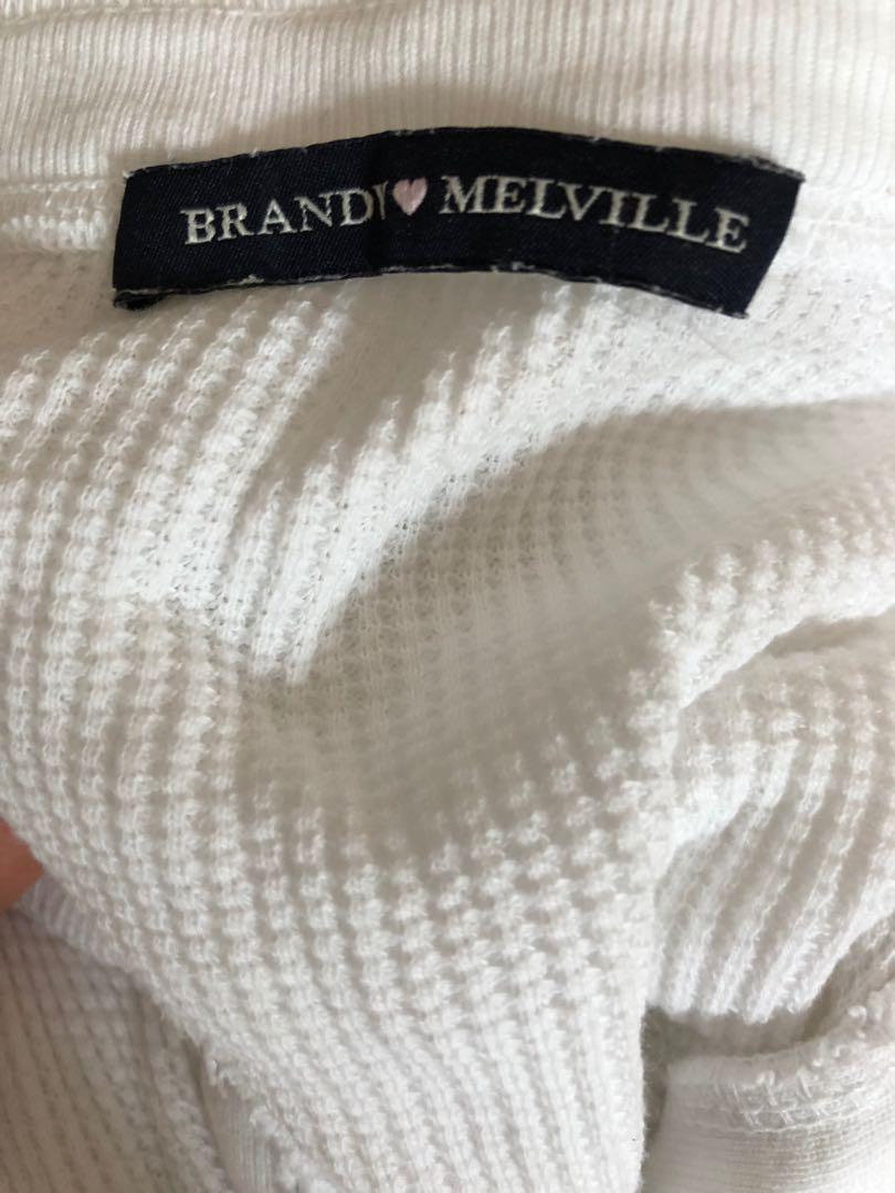brandy melville georgia thermal top, Women's Fashion, Tops, Other Tops