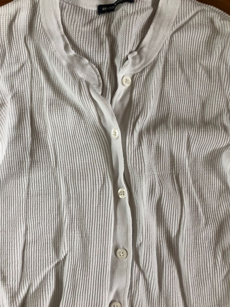 brandy melville georgia thermal top, Women's Fashion, Tops, Other Tops