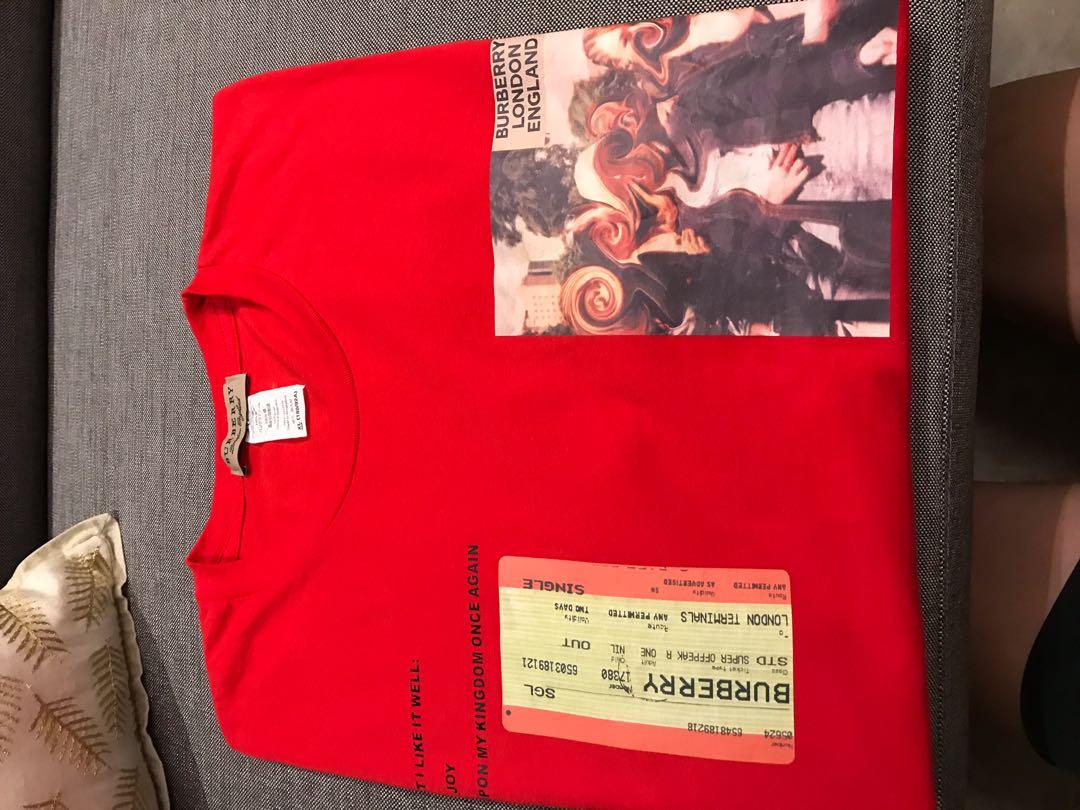 Burberry Riccardo Tisci design montage tshirt