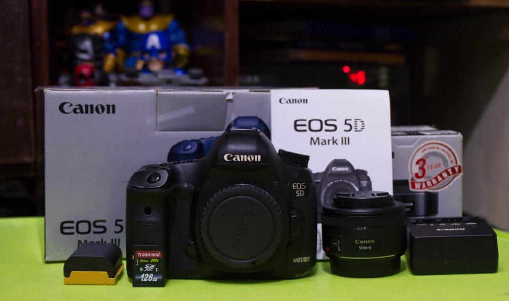 canon 5d mark iii with canon 50mm f1 8 stm lens