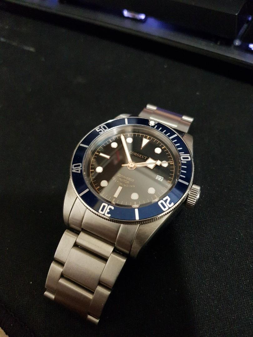 Corgeut Black Bay, Luxury, Watches on Carousell