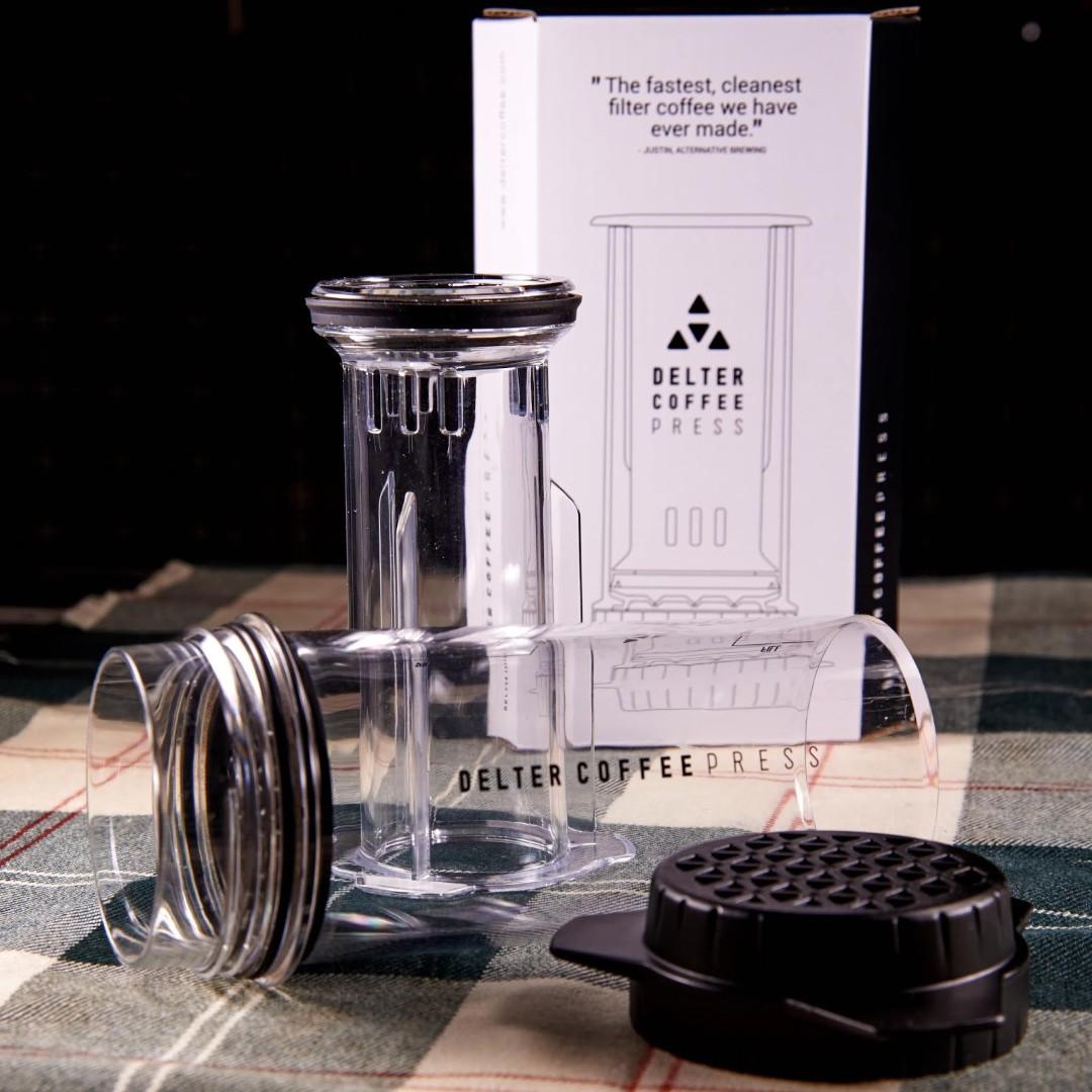 Delter Coffee Press Popular Kick Starter Products Australian Design Import From Australia Directly Improved Version Of Aeropress Aero Press Home Appliances Kitchenware On Carousell