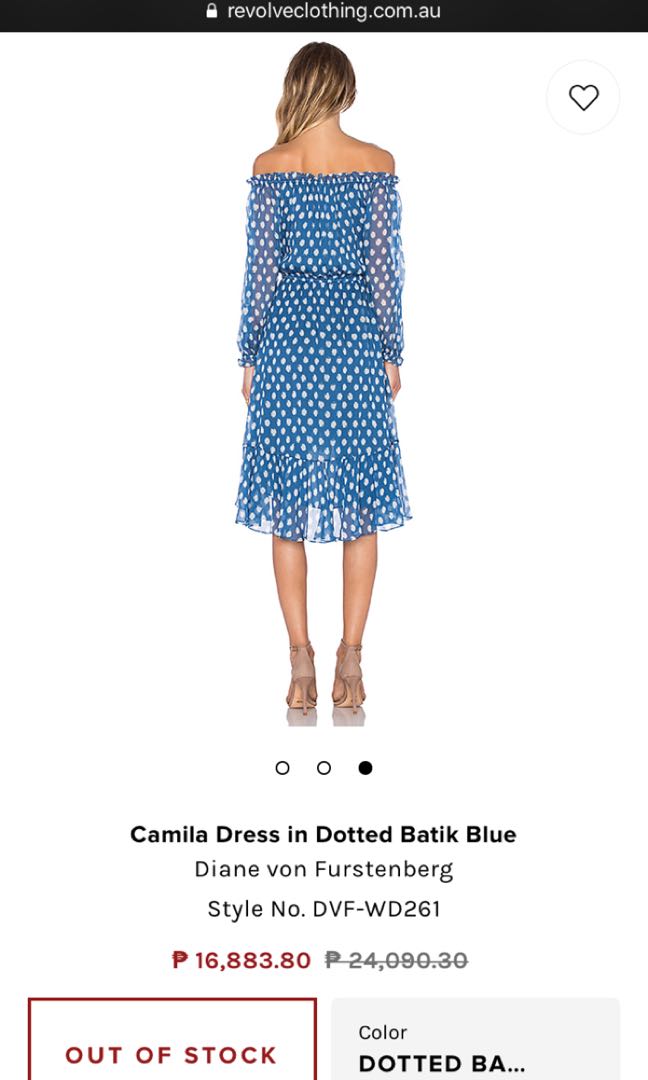 Dvf camilla dress top