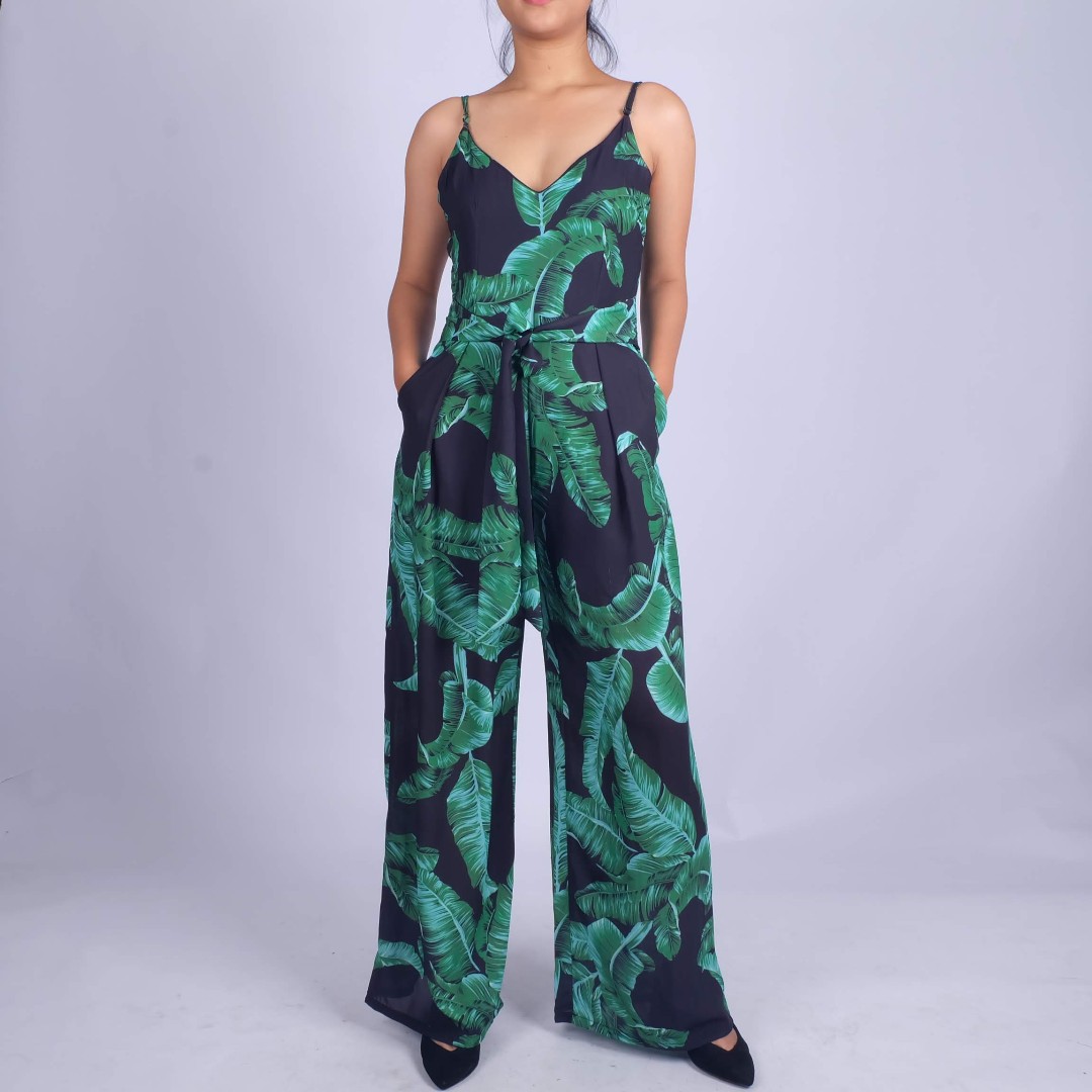 leaf jumpsuit