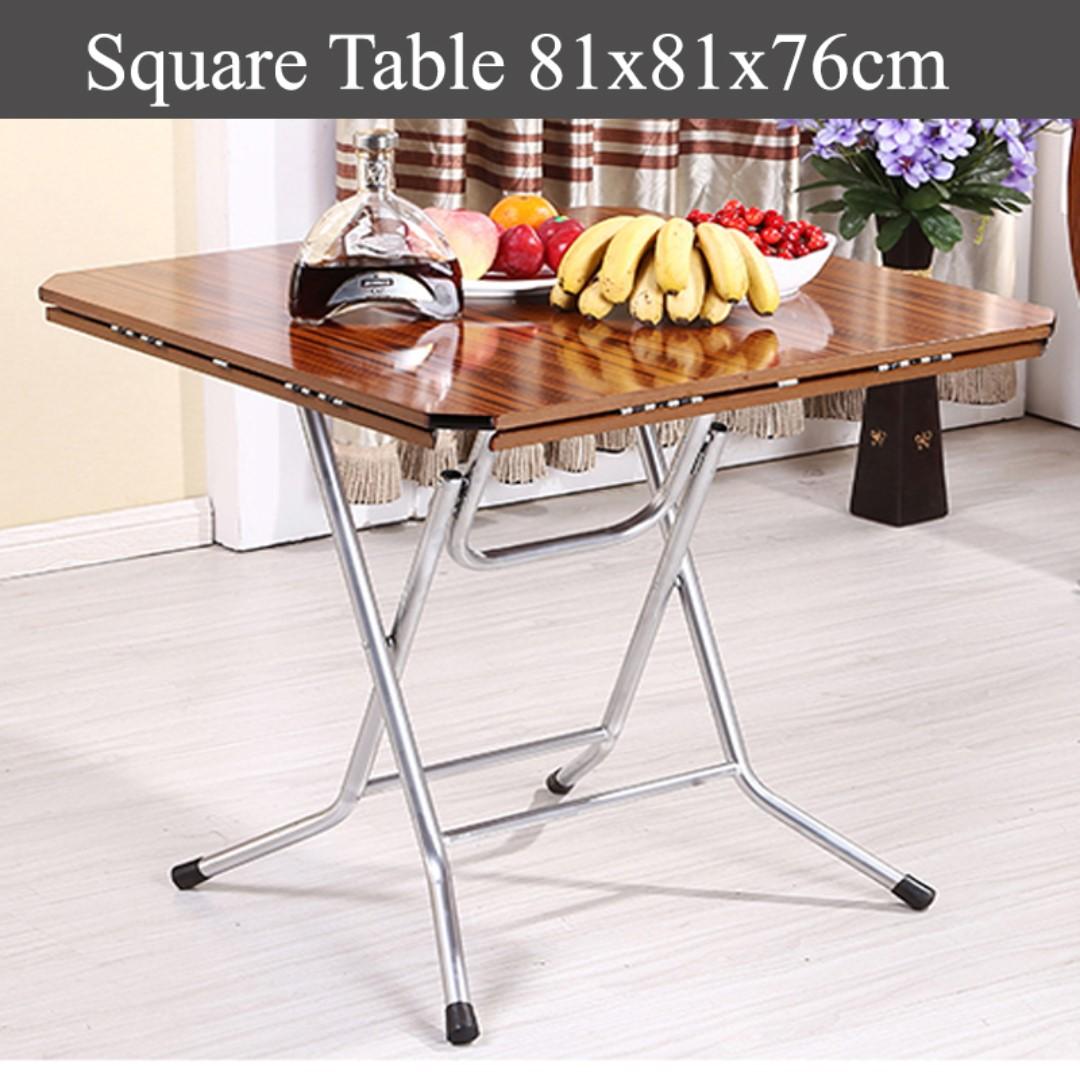Free Shipping Gss Foldable Dining Table Round Square