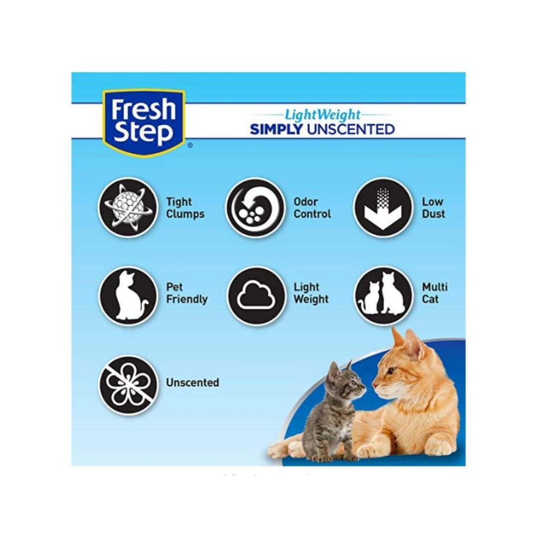 Fresh step simply unscented litter top