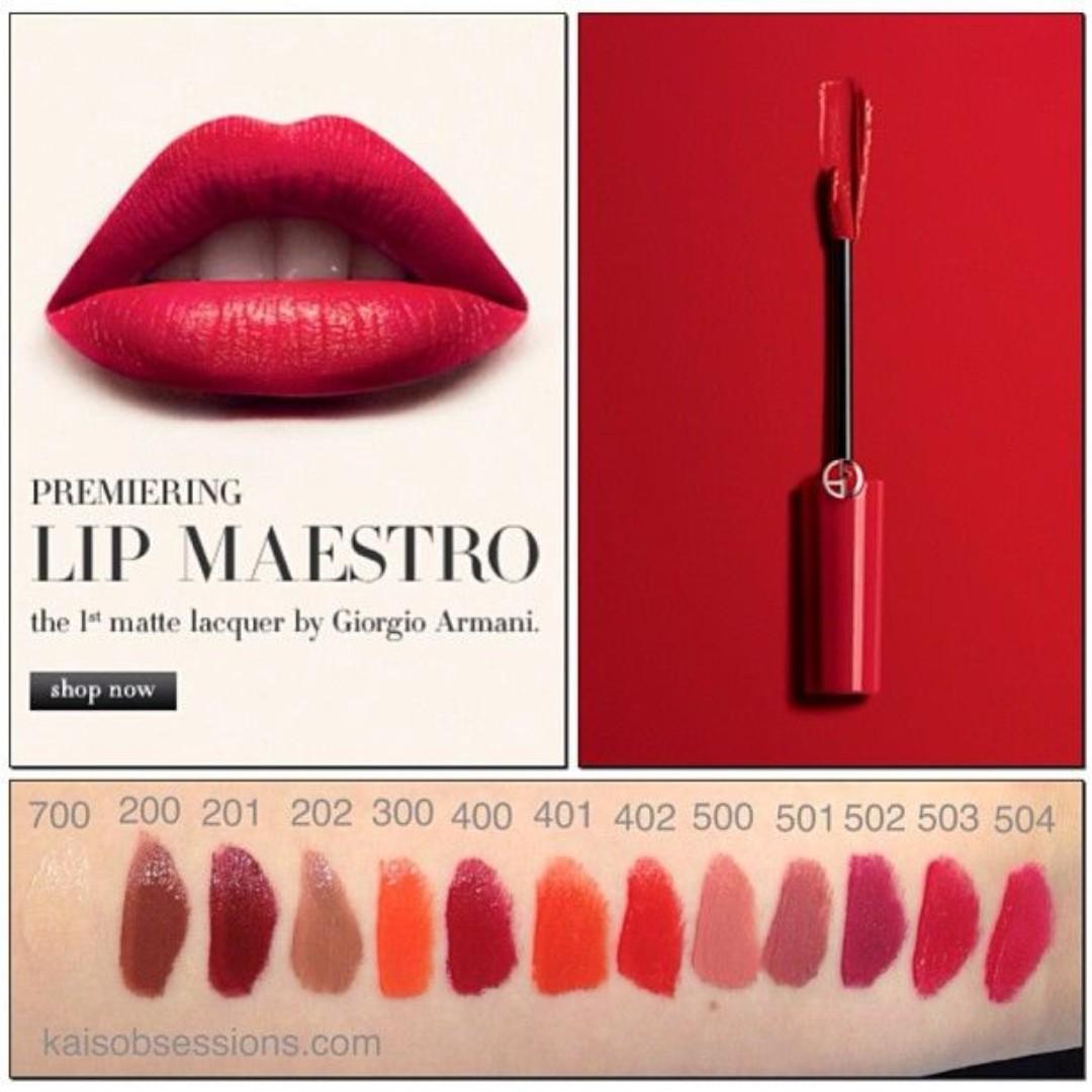 Armani lip top maestro 502