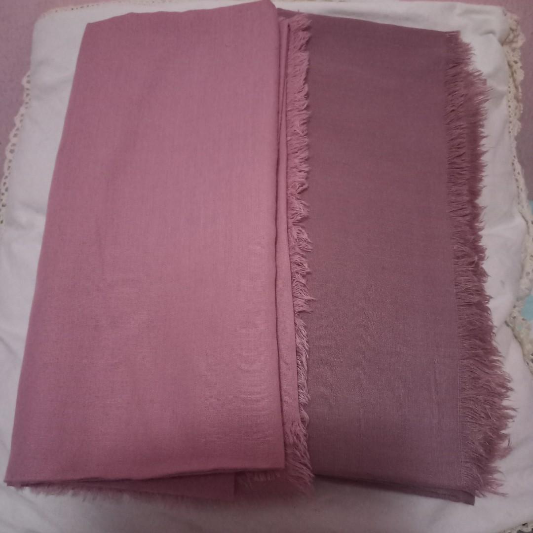 Hijab Rawis Dusty Pink \u0026 Purple (take 