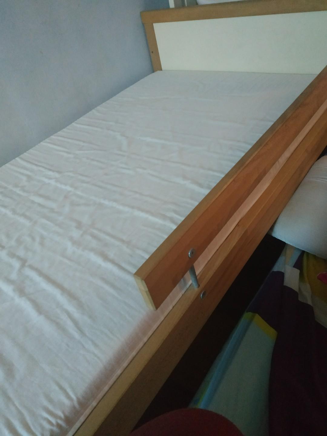 IKEA Sniglar Bed with Bed Rail, Furniture & Home Living, Furniture, Bed