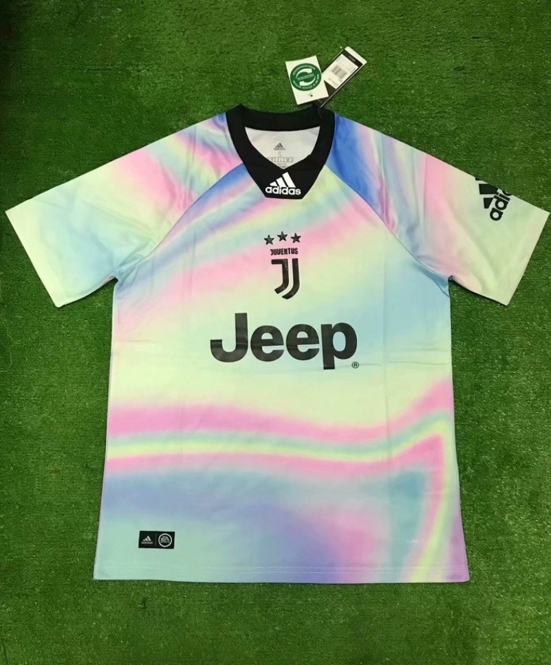 Juventus Ea Rainbow Jerseys 201819