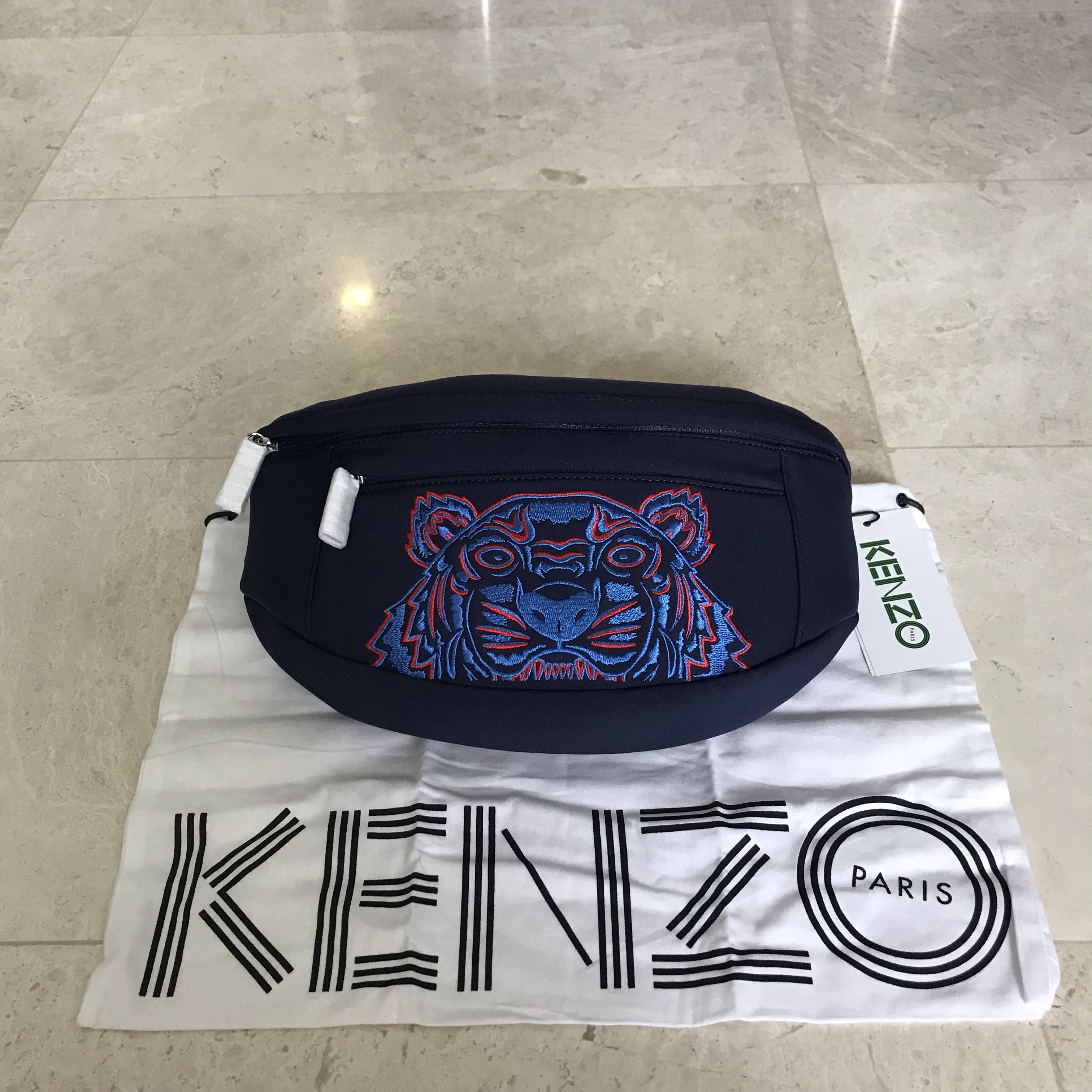 Kenzo Tiger Neoprene Bum Bag Men s Fashion Bags Sling Bags on