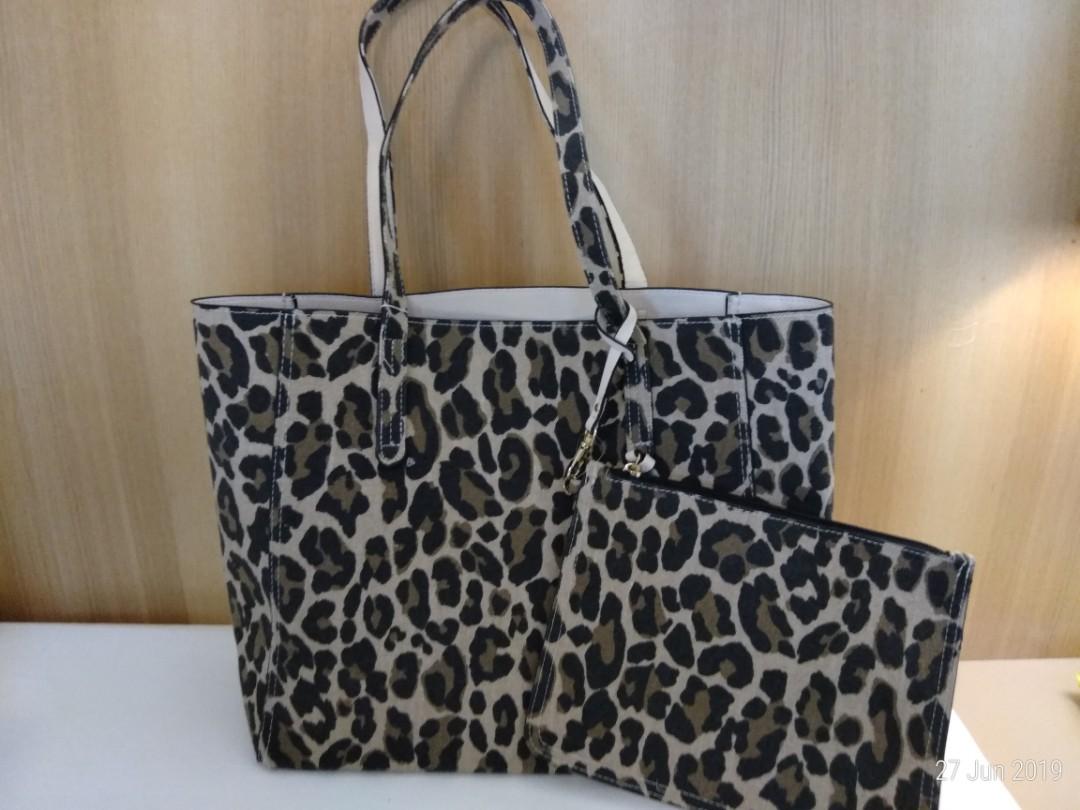 accessorize leopard bag