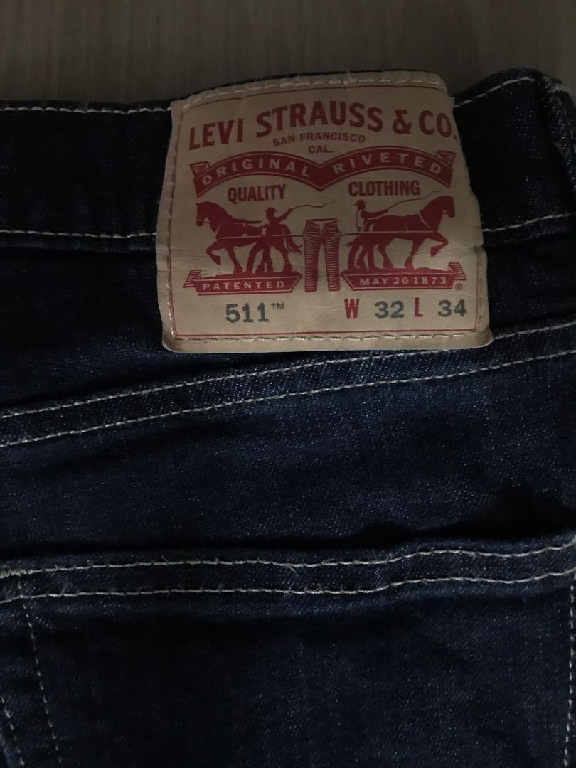 Levi's 511 slim 32 34 clearance