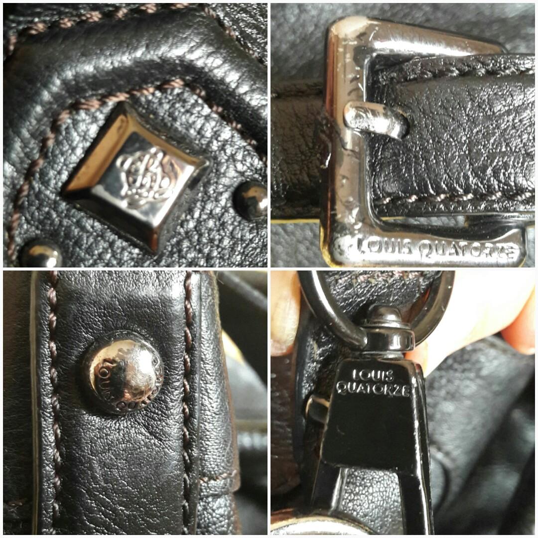 Original LOUIS QUATORZE ✨ Genuine leather ✨ Issue sign of usage