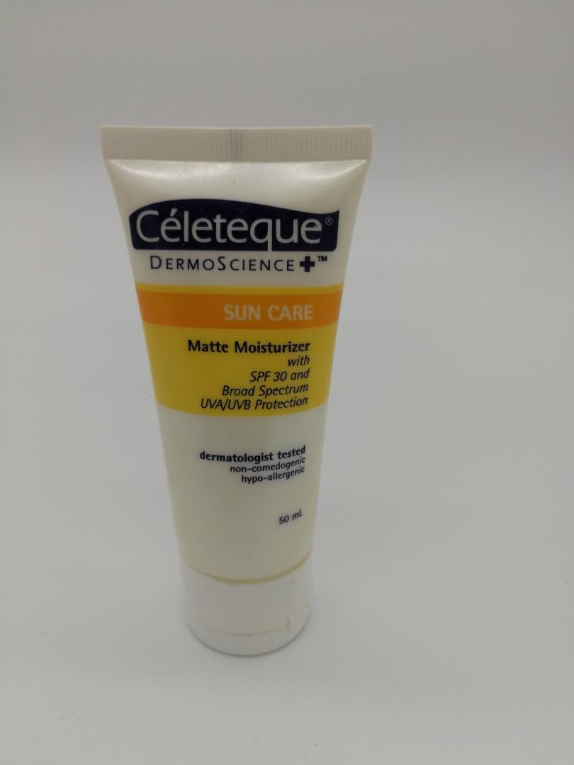 celeteque sun matte moisturizer