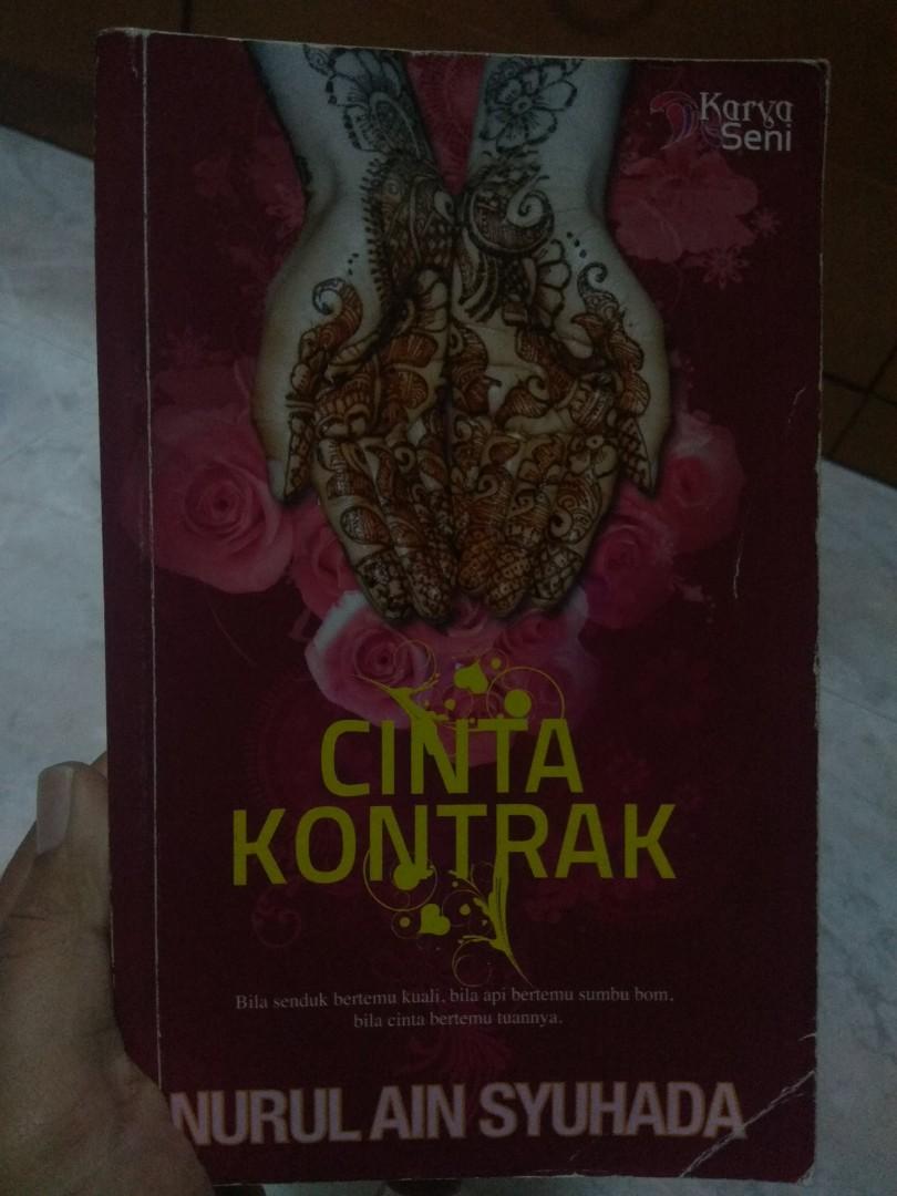 Malay Novel Cinta Kontrak Books Stationery Fiction On Carousell