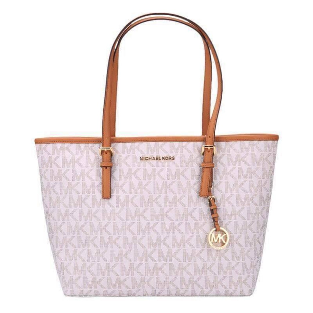 michael kors vanilla tote bag